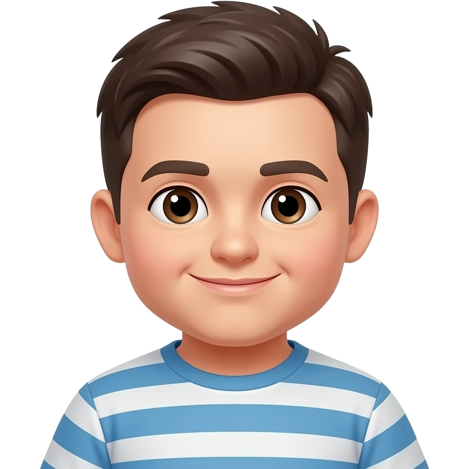 Orta kaşlı şişko çouk emoji