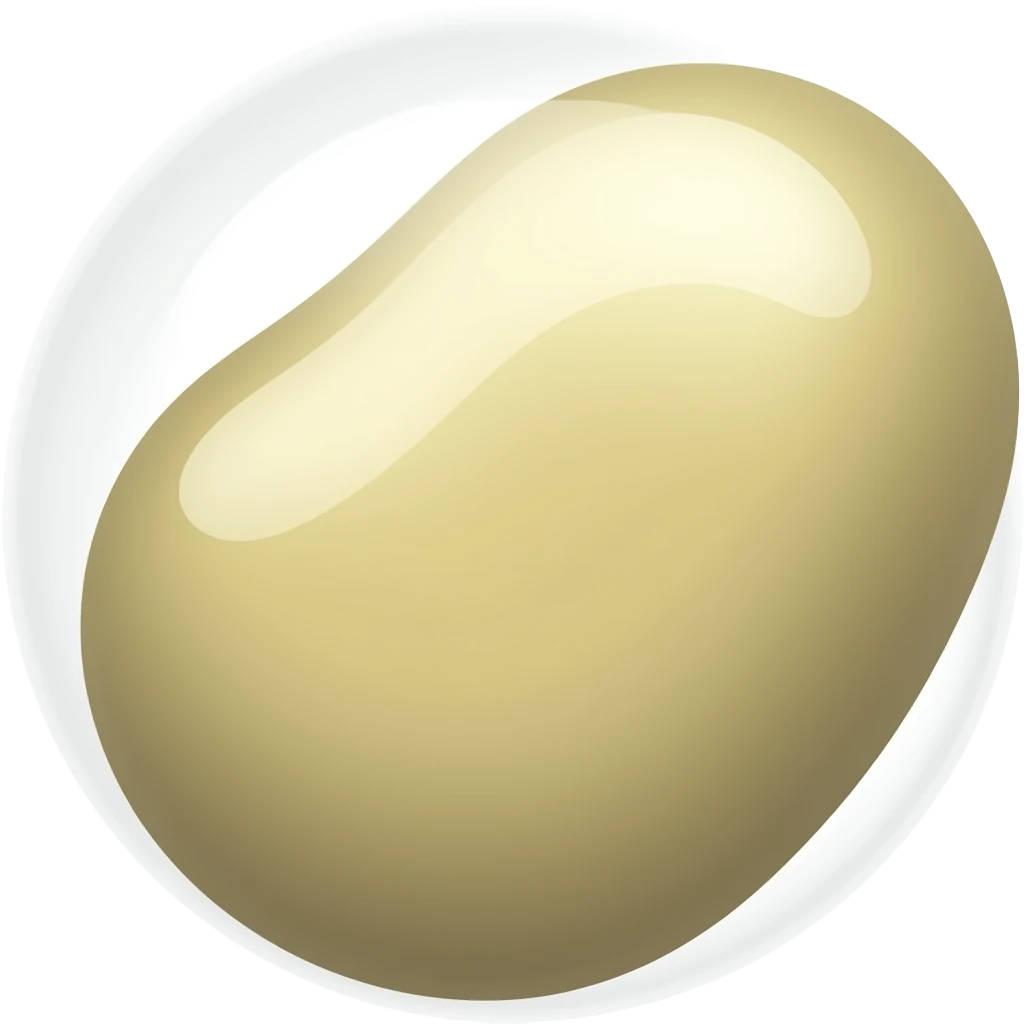 Baby jelly bean emoji