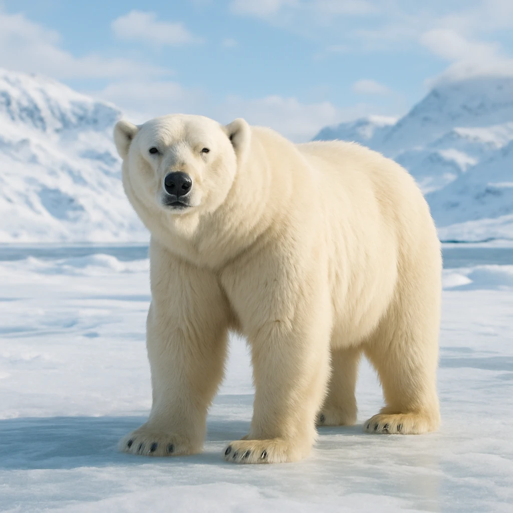 Polar bear emoji