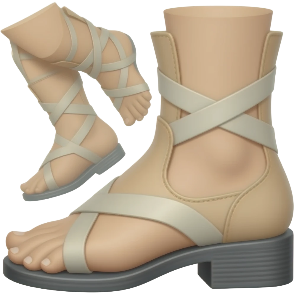 helled tabi boot from maison margiela emoji