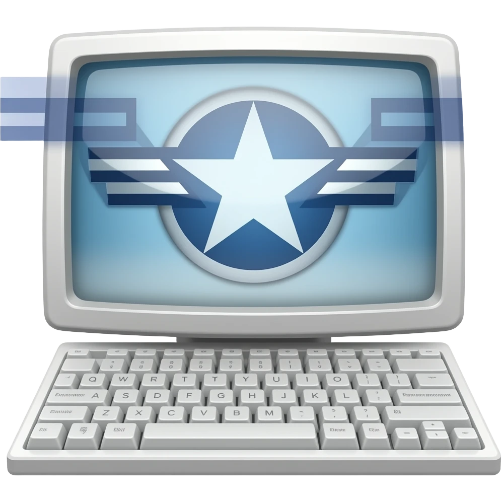 Computadora air force emoji