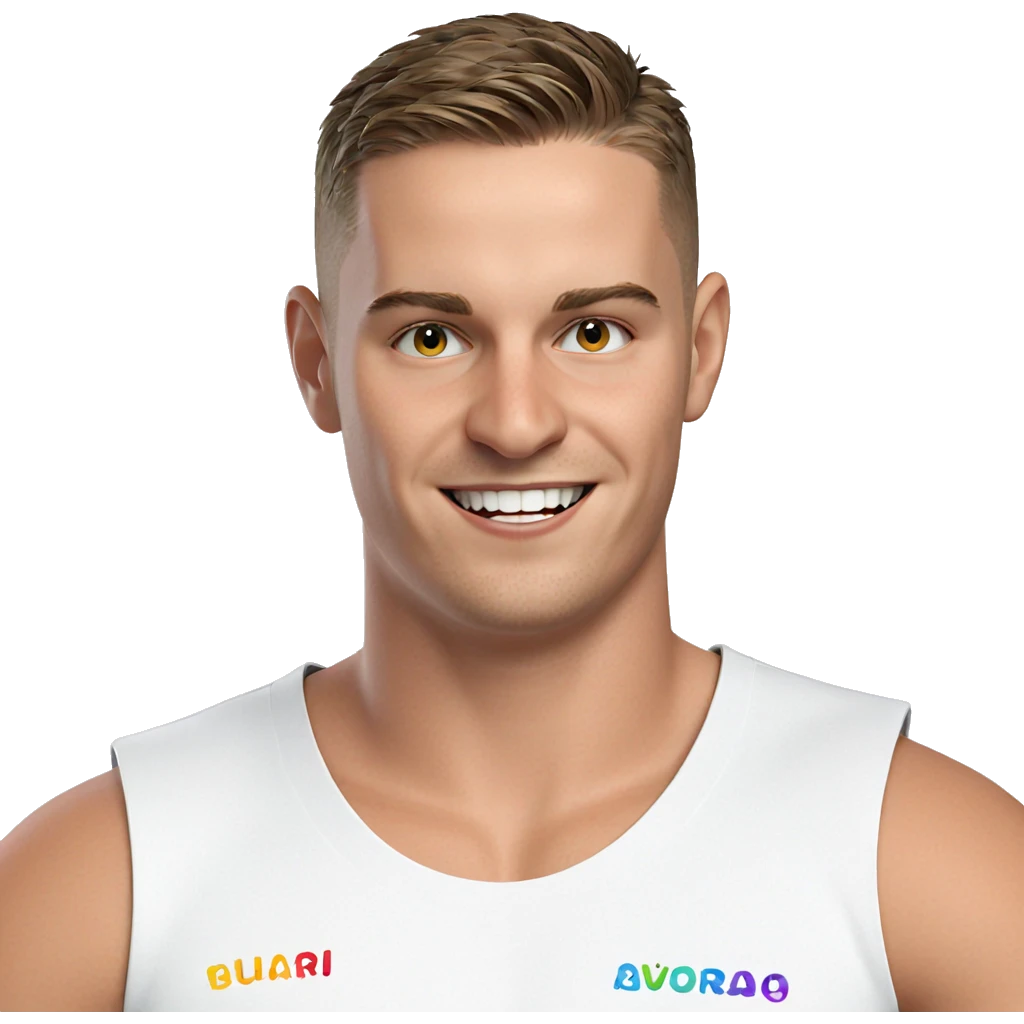 smiling boy on white background emoji