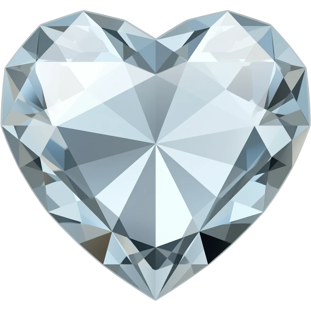 Corazón que se parezca a un diamante emoji