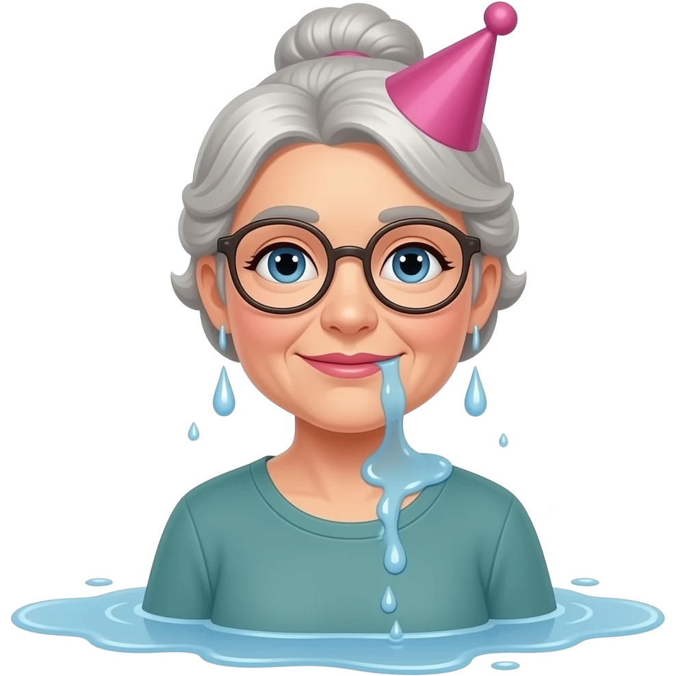 a lady completely drained after cooking for a clan of old ladies in a kitty party emoji
