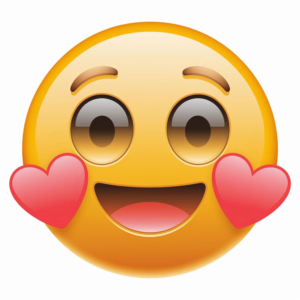 Convert the uploaded image into a 3D Apple-style emoji, keeping shapes, colors, and composition recognizable. Use rounded cartoon-like forms, glossy textures, soft lighting, and smooth shading on a clean white background. emoji
