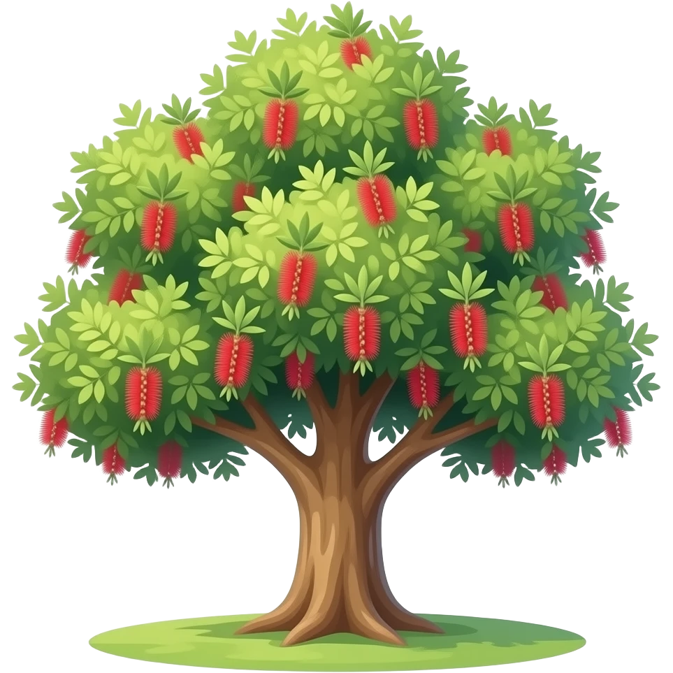 bottlebrush tree emoji
