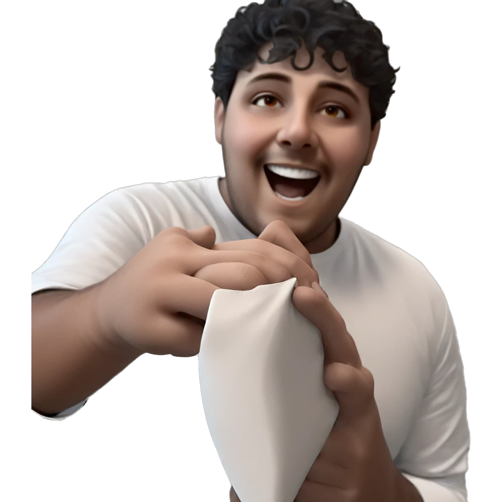 white shirt meme boy emoji