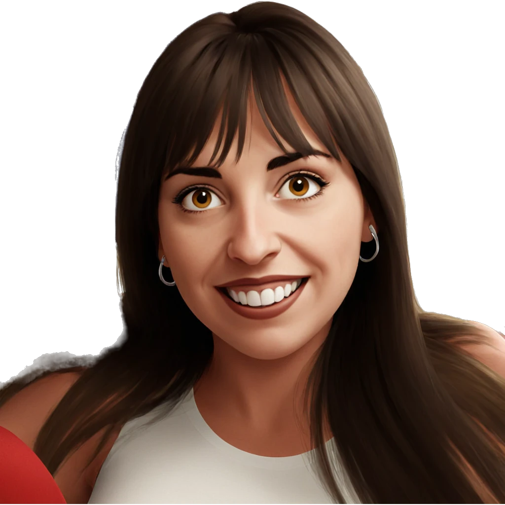 happy girls with long hair emoji