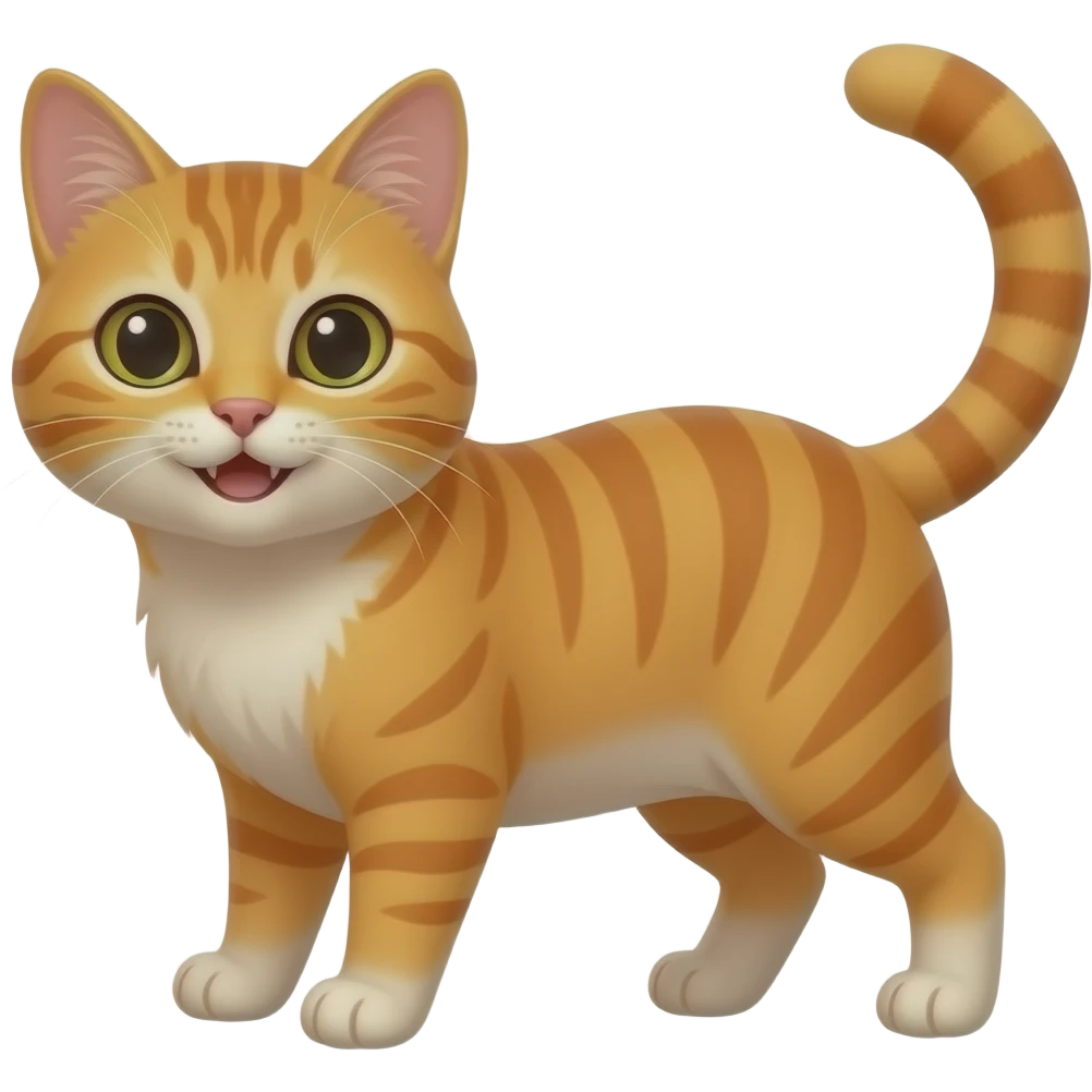 orange cat emoji