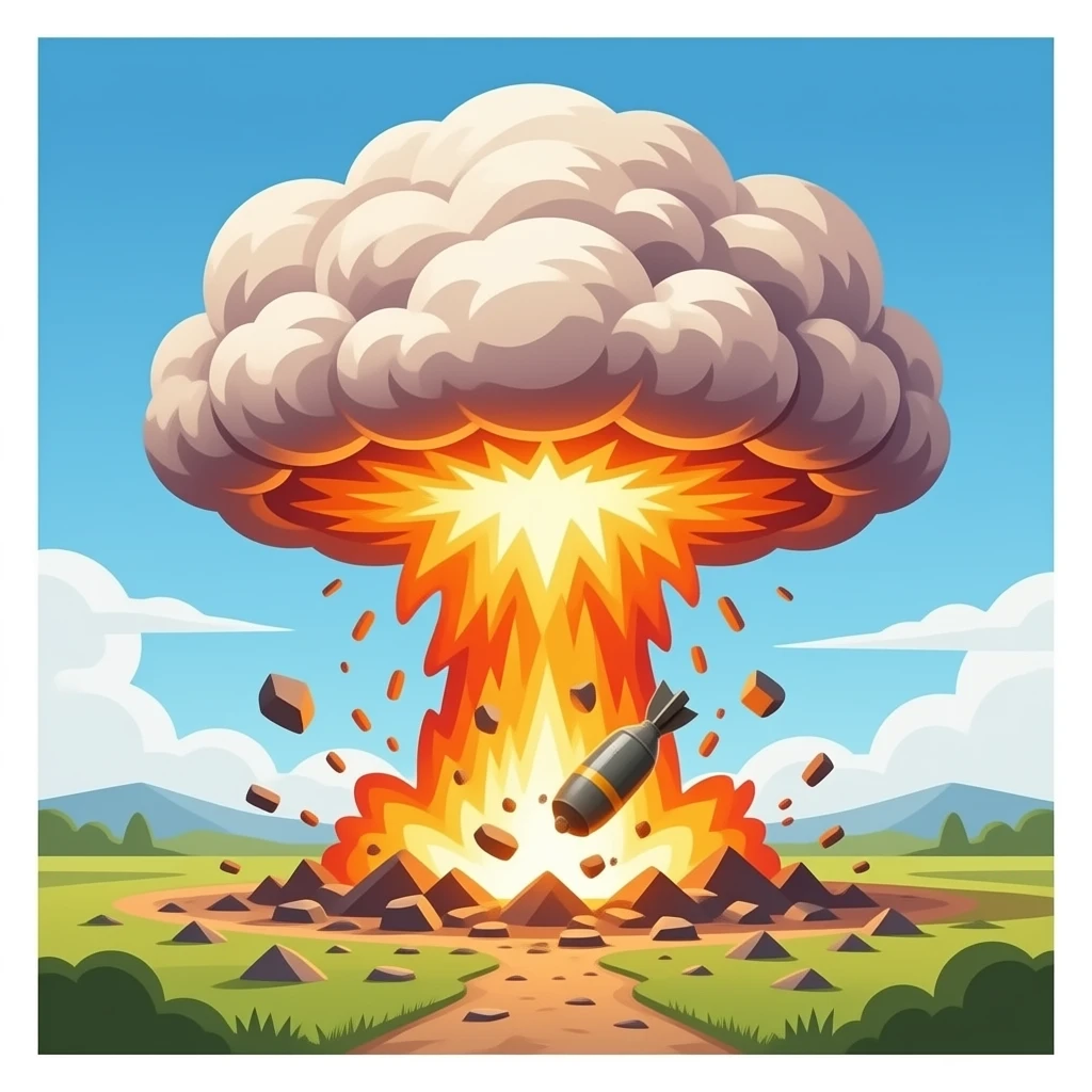 nuclear bomb blast emoji