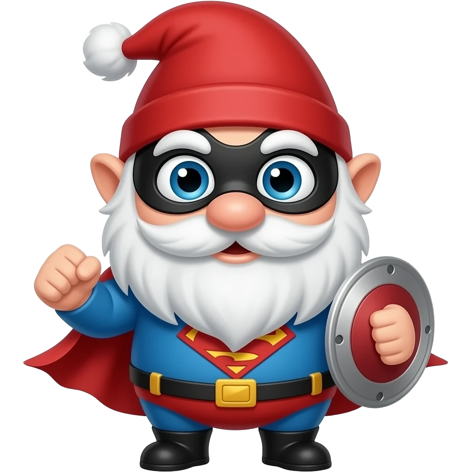 Fart gnome superhero emoji