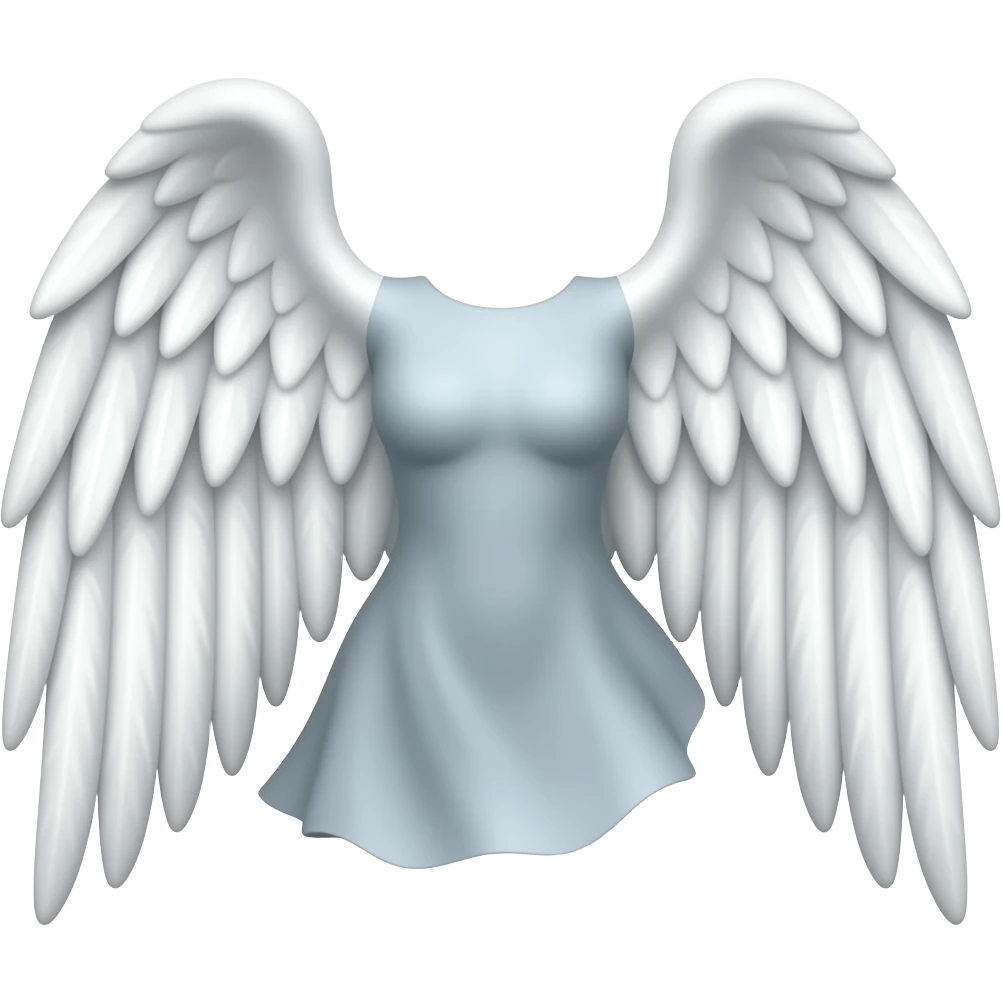 Angel wing emoji right side emoji