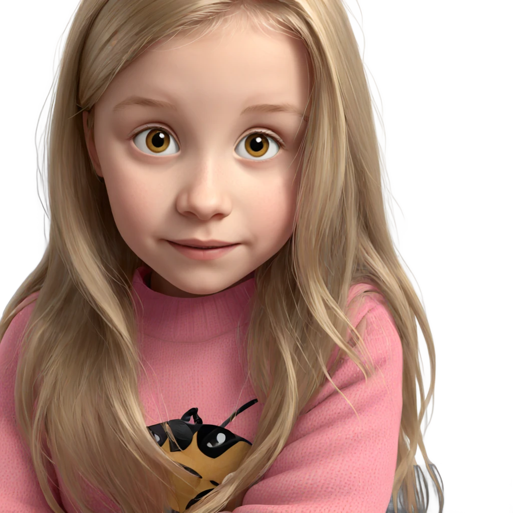 blonde girl in pink sweater emoji