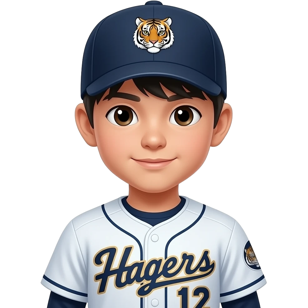 Baby Hanshin Tigers player emoji