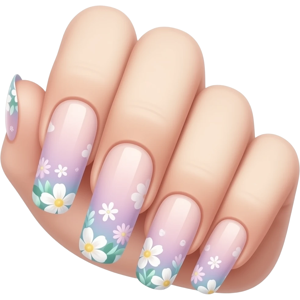 Эстетичные связанные с ногтями-маникюром emoji