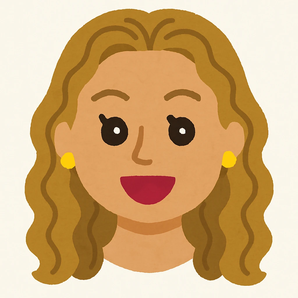 Remove the neck so only the head remains, keep the Irasutoya style with soft colors and minimal details. Maintain the gentle and simple aesthetic typical of Irasutoya illustrations. emoji