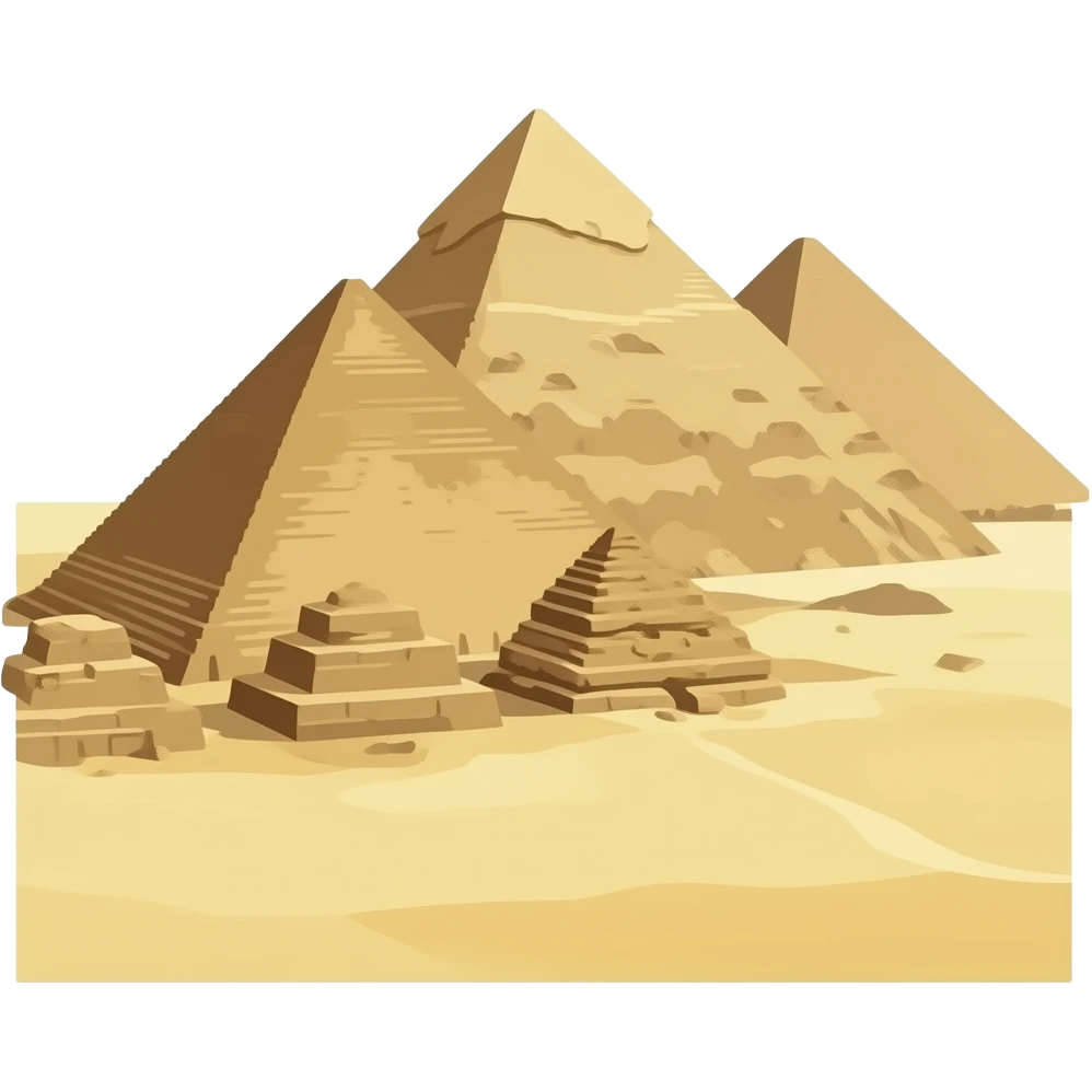 CREA UN EMOJI DE LAS PIRAMIDES DE EGIPTO EN PNG emoji