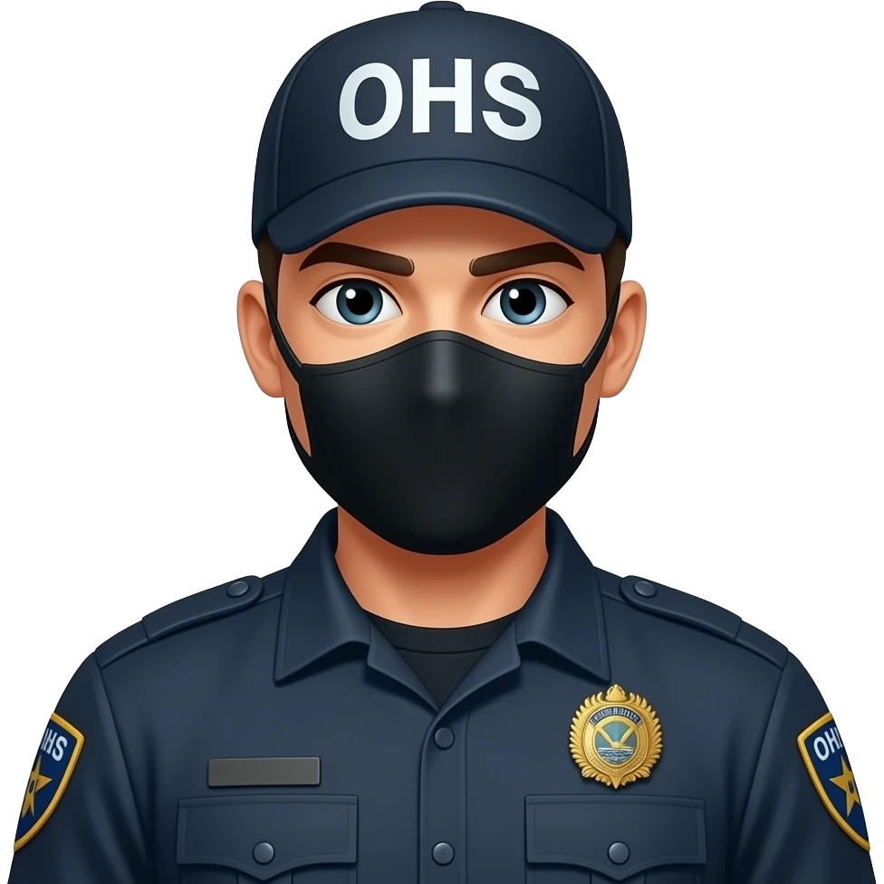 Masked DHS Agent emoji