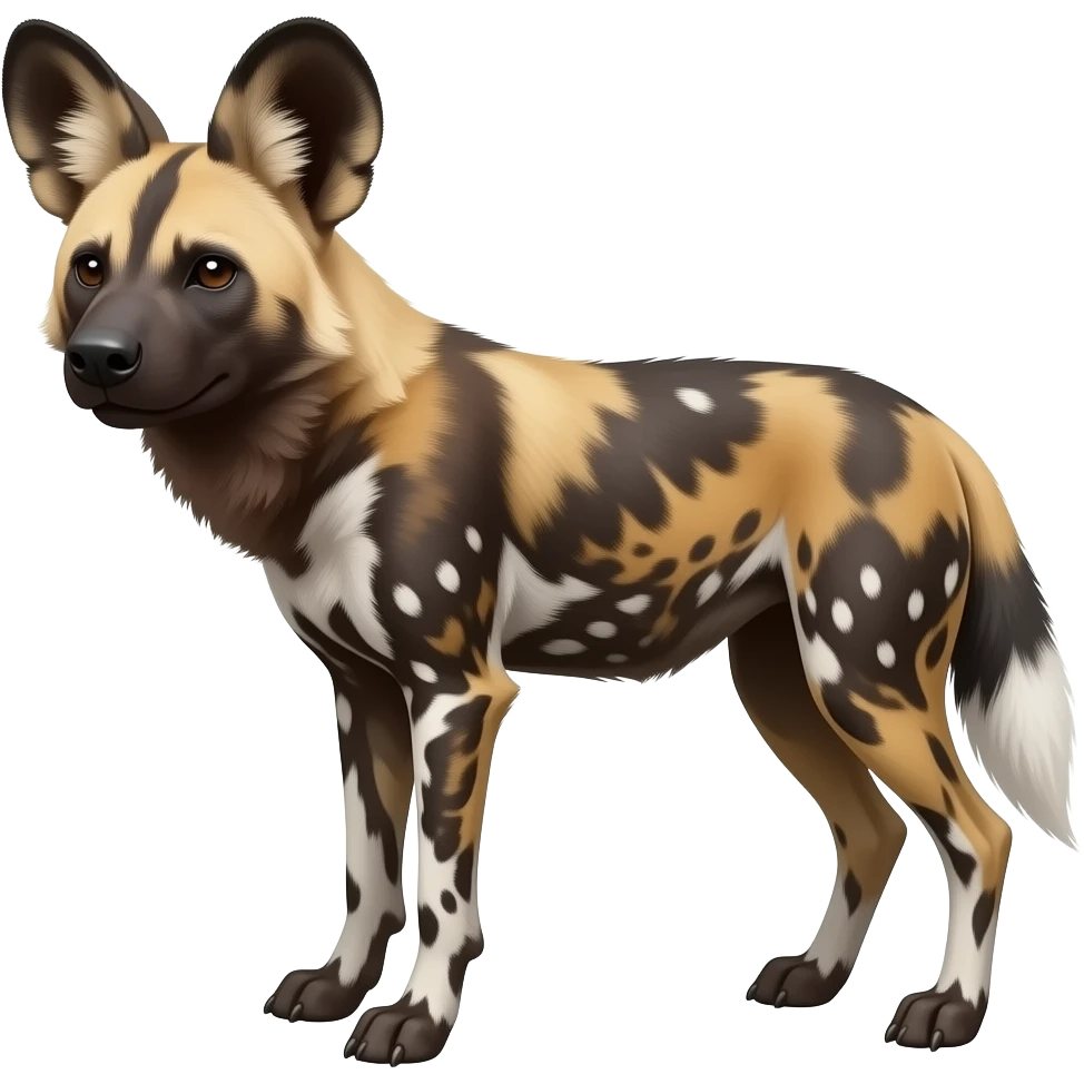 African wild dog emoji