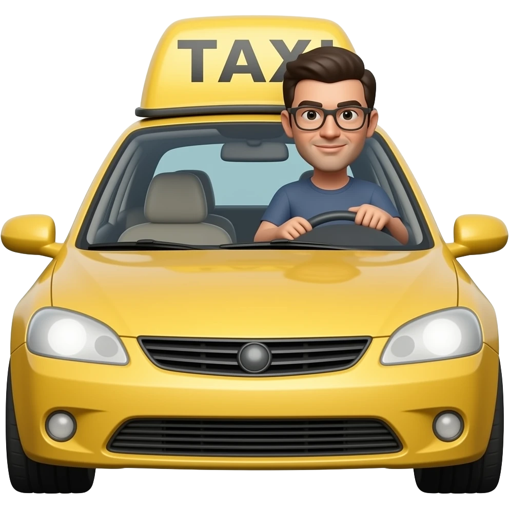 taxi driver emoji