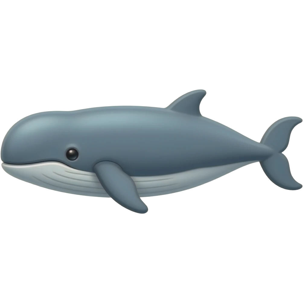 fin whale emoji
