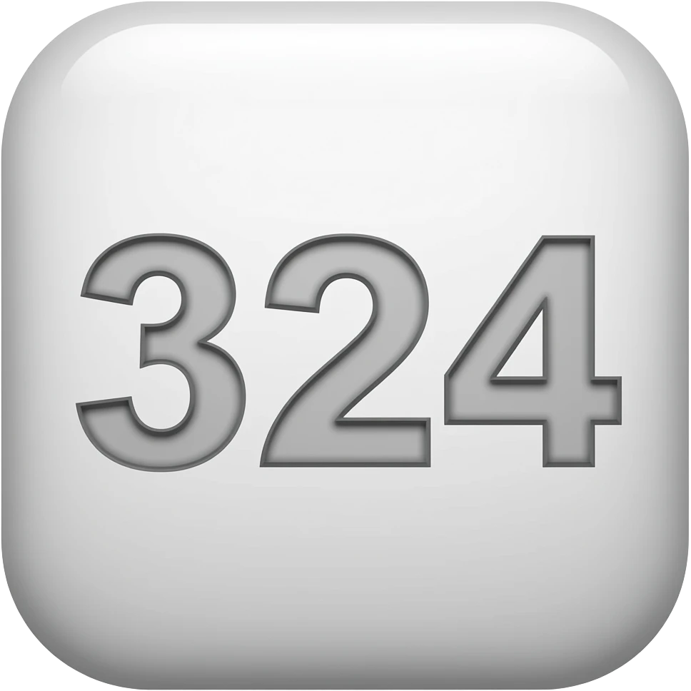 numberblock 324 emoji