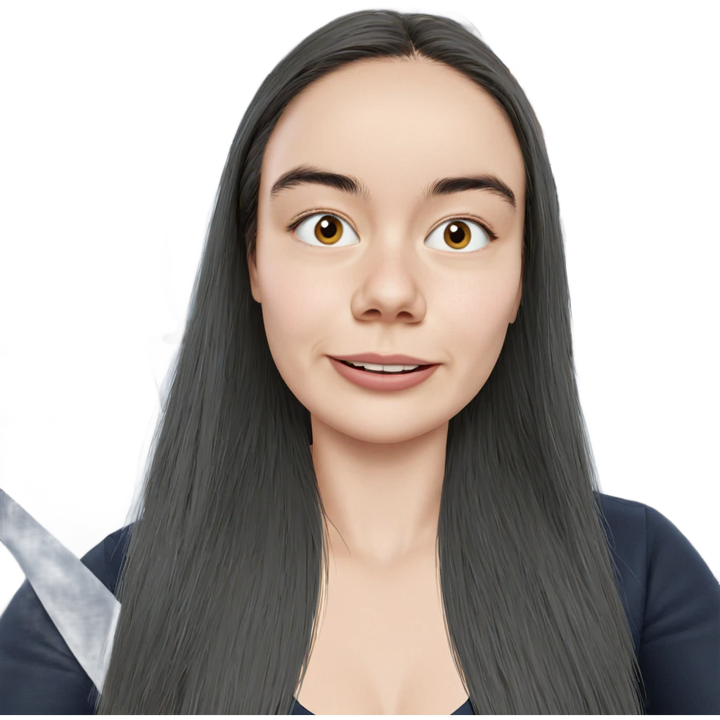 girl smiling in car interior emoji