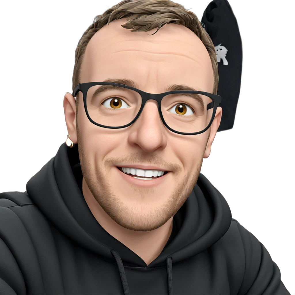 smiling boy in black hoodie emoji