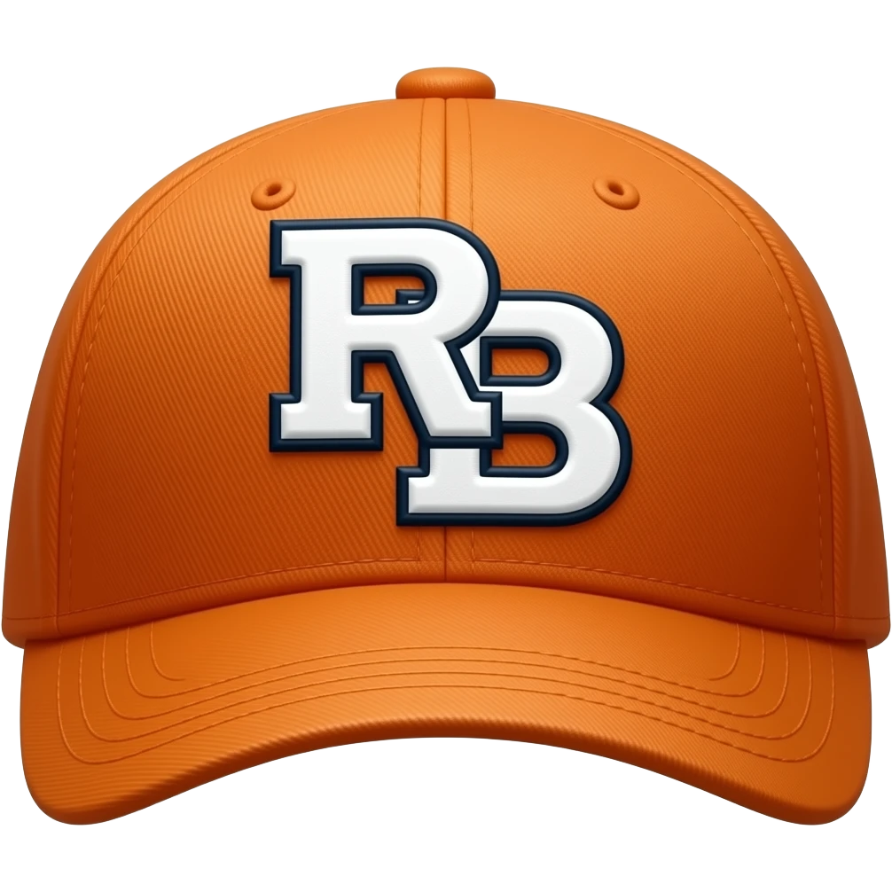 Orange cap of keep RCB logo emoji