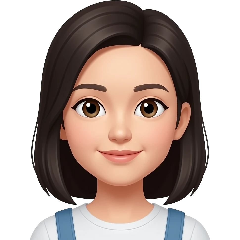 asian girl head emoji