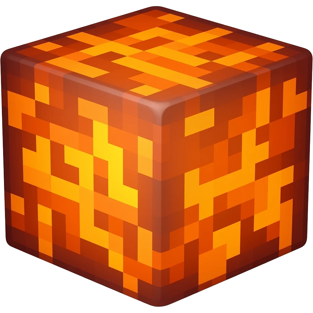 Minecraft magma block emoji