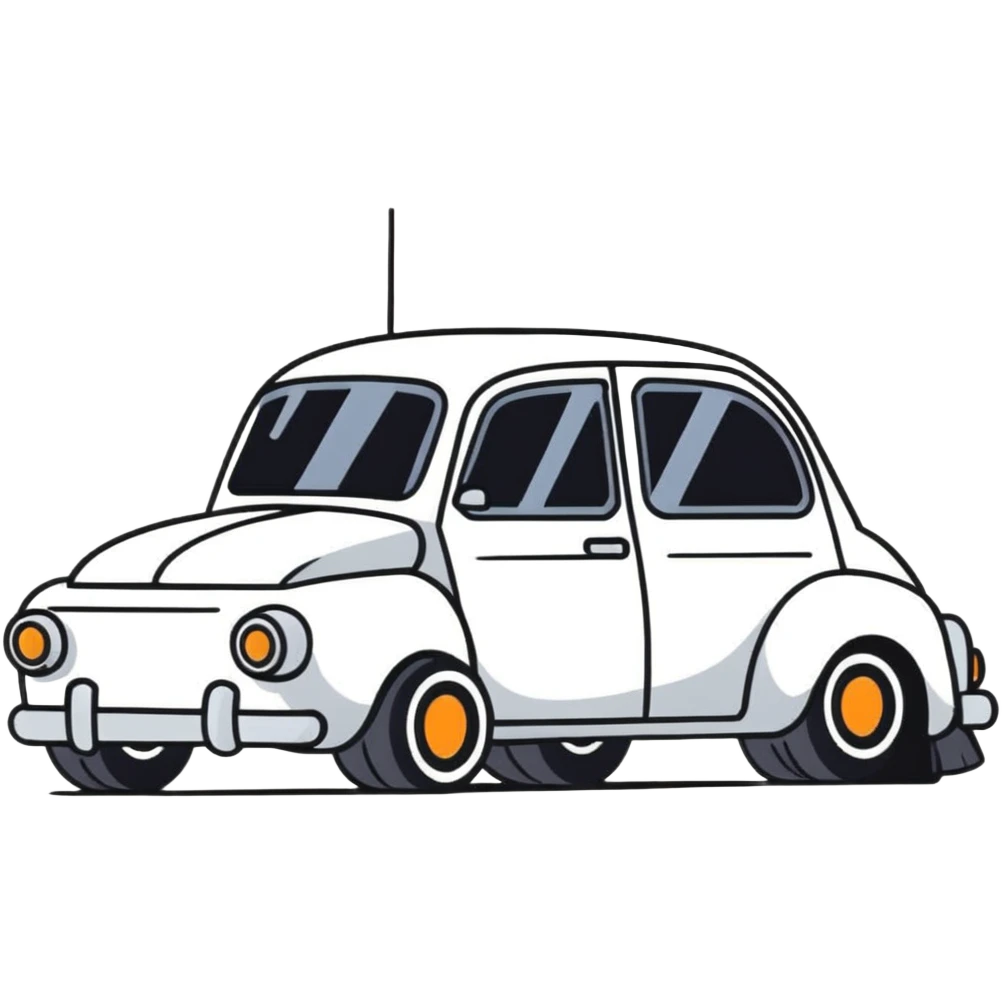 Moving car emoji