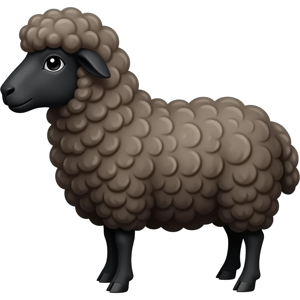 Oveja negra emoji