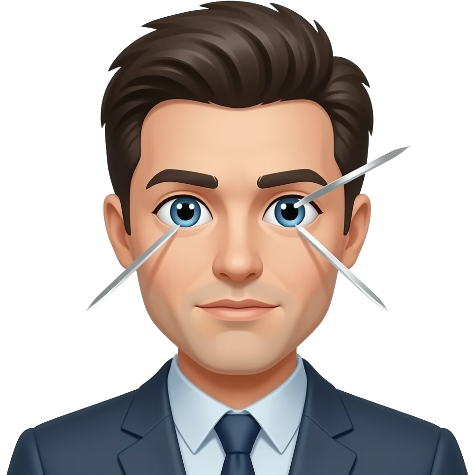 Stabbing my eyes out emoji emoji