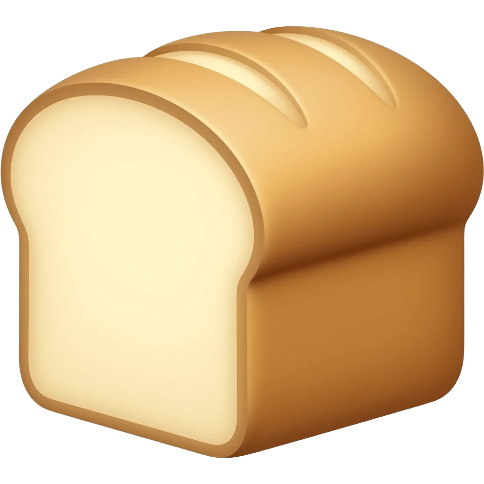white bread loaf emoji