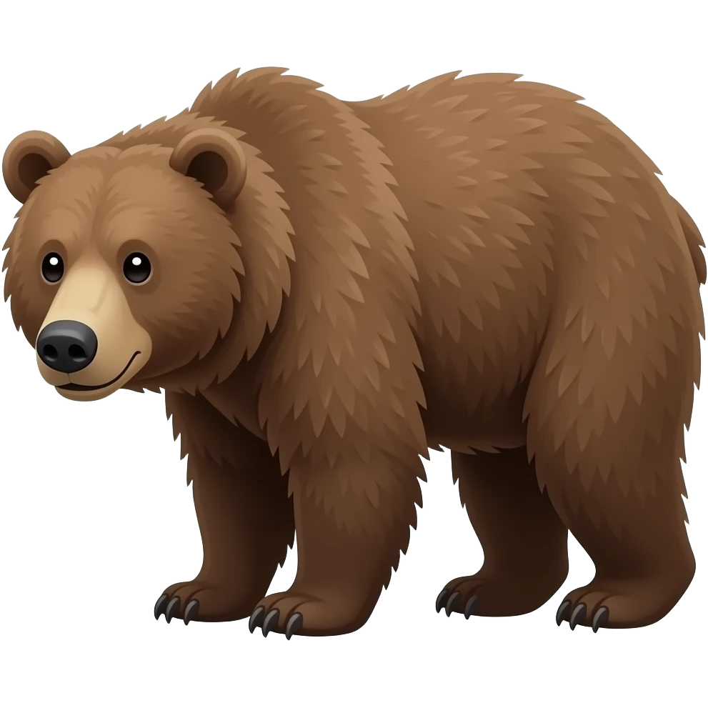 grizzly bear emoji