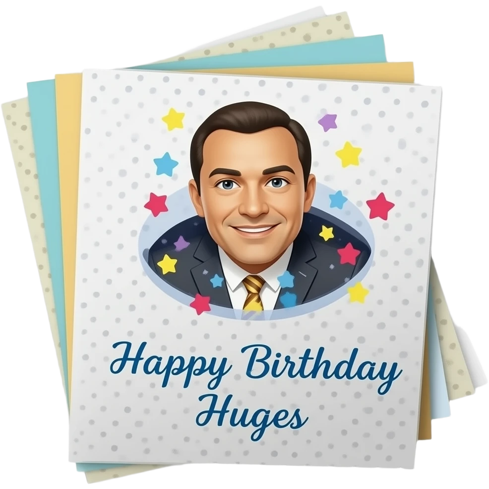 Joyeux anniversaire Hugues emoji