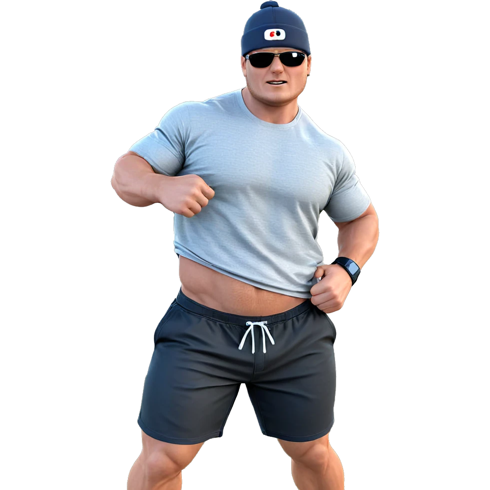 muscular male in casual wear emoji