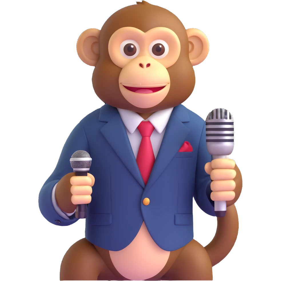 interview monkey emoji