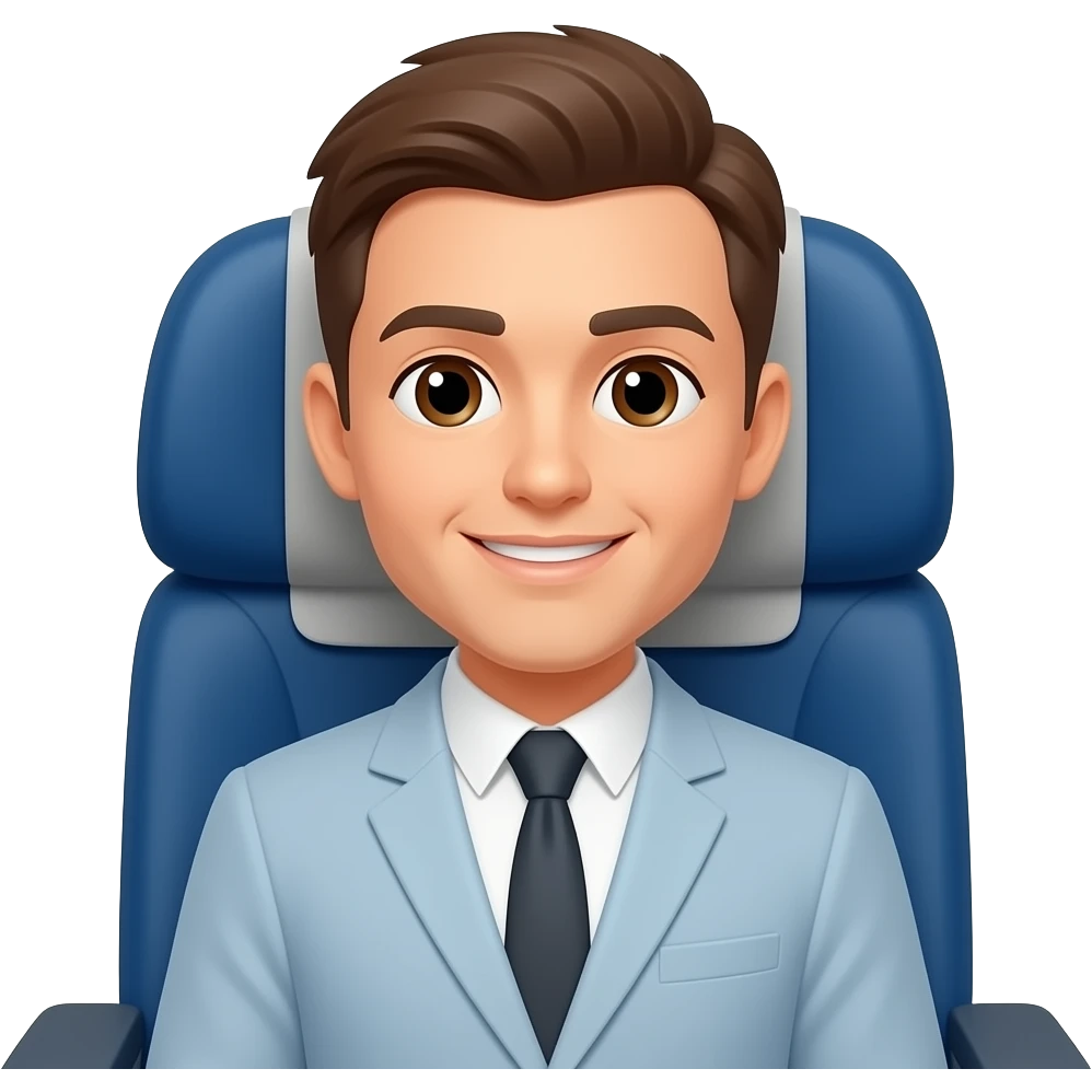 People Inside a plane emoji