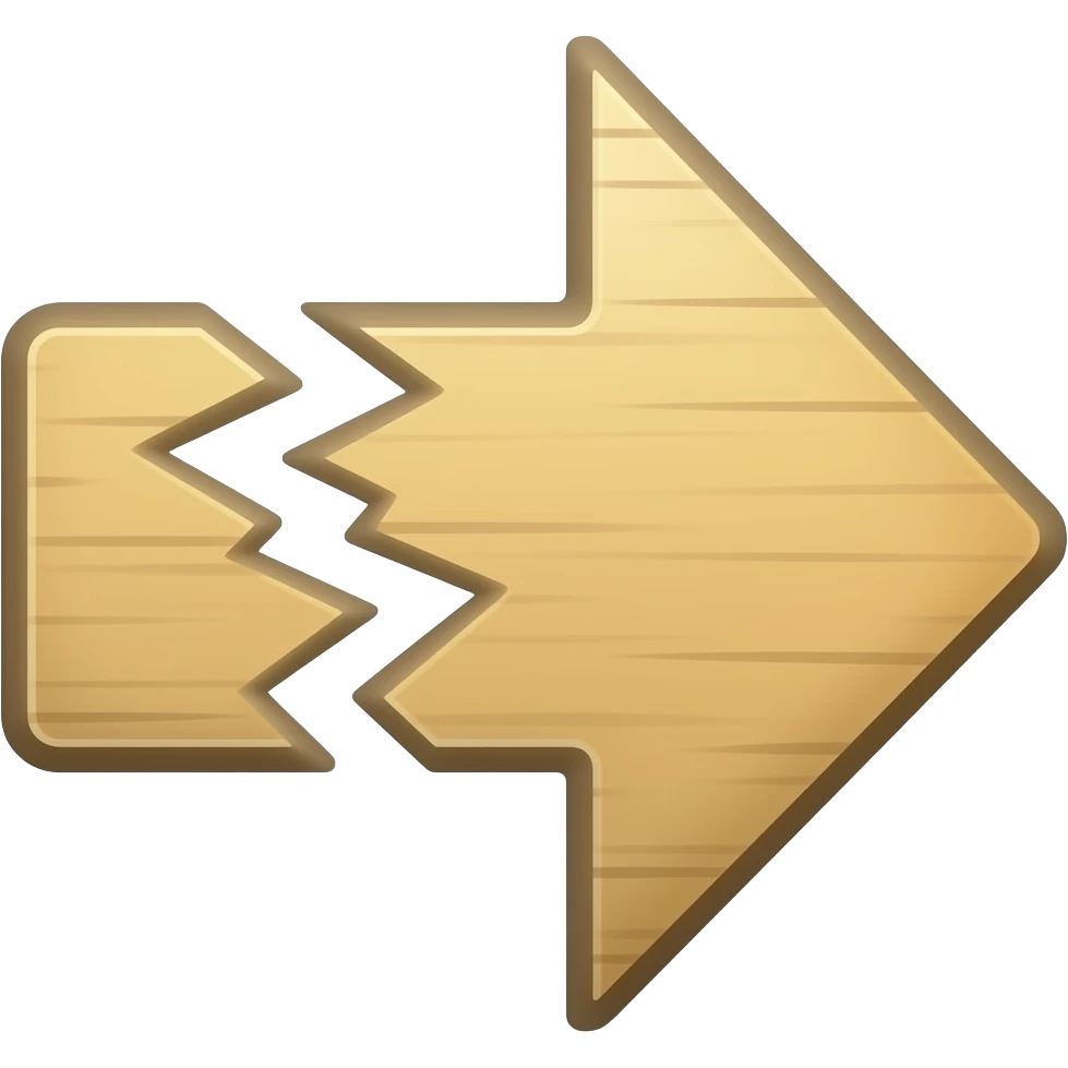 🎯broken arrow emoji