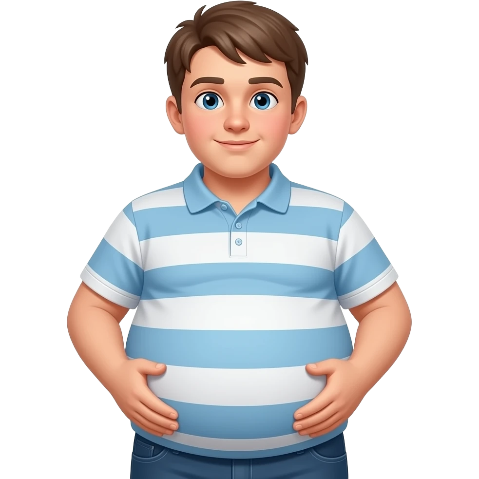 Zrób chłopak 13 latek bardzo ogromnym brzuchem emoji