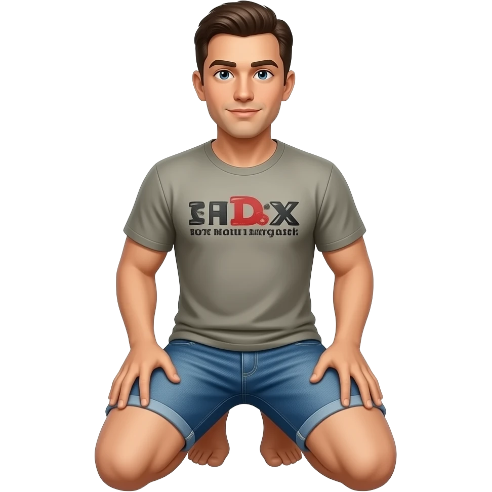 submissive on his knees emoji