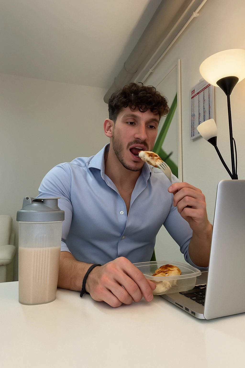 Uomo che mangia proteine  emoji
