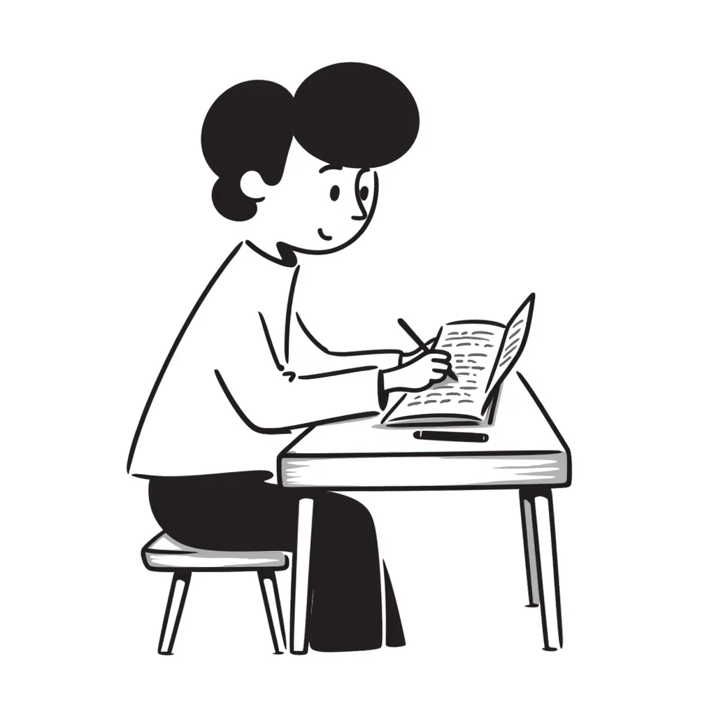 a human writing in a notebook emoji