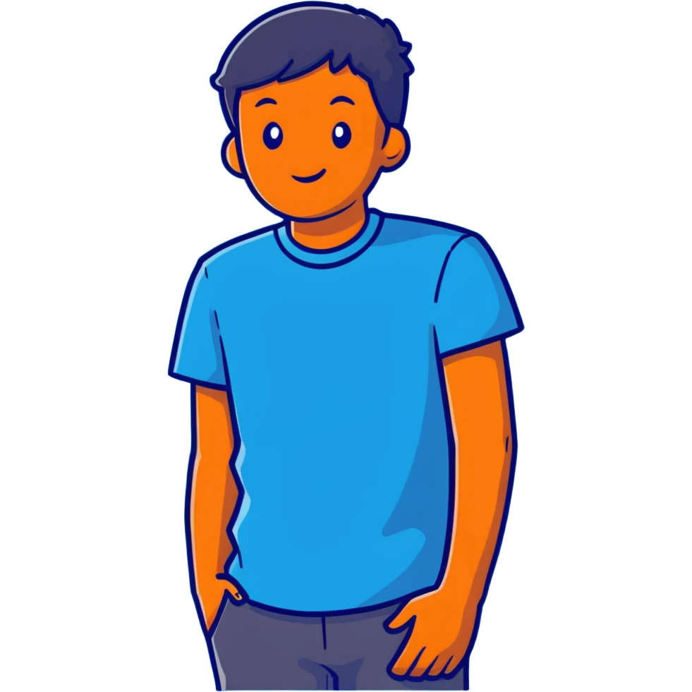 blue tee shirt emoji