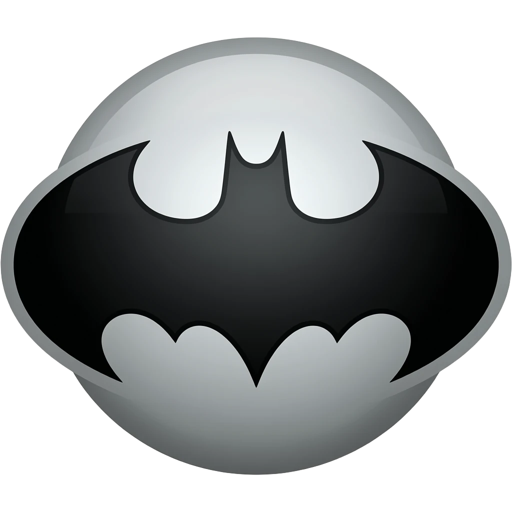 batman logo emoji just the black emoji