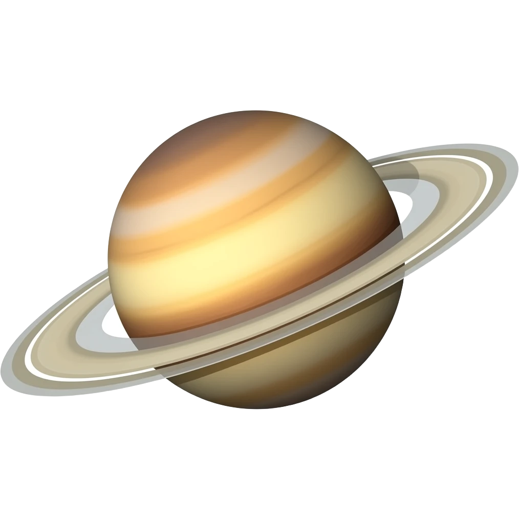 Eris oval rings dwarf planet without background emoji