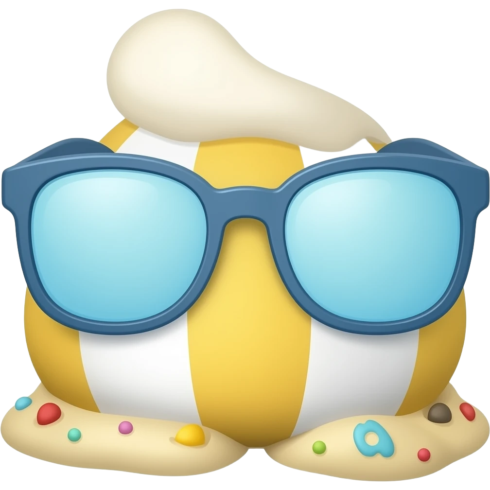 beach glasses emoji