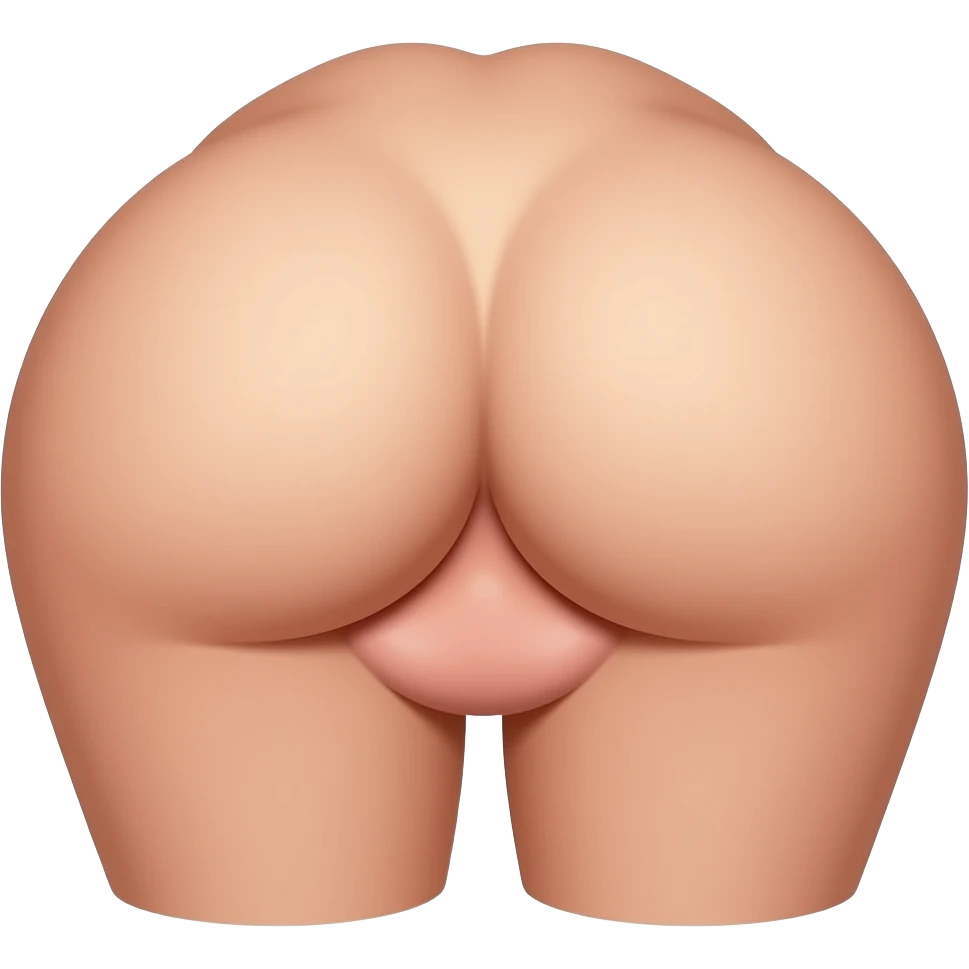 Nude Girl bent over with pussy spread open emoji